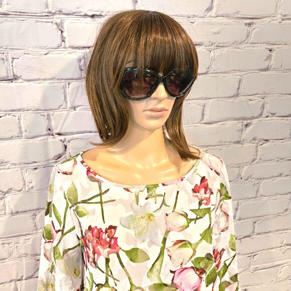 CLUB MONACO, Beautiful blouse in a pink/ivory floral print - Picture 4 of 10